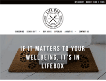 Tablet Screenshot of lifeboxfood.com